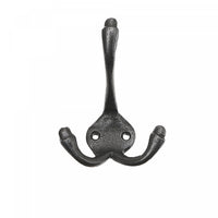 Classic Triple Iron Wall Hook Antique Nickel - Set of 4 Hooks