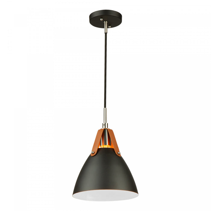 Tote 1-Light Black Pendant II