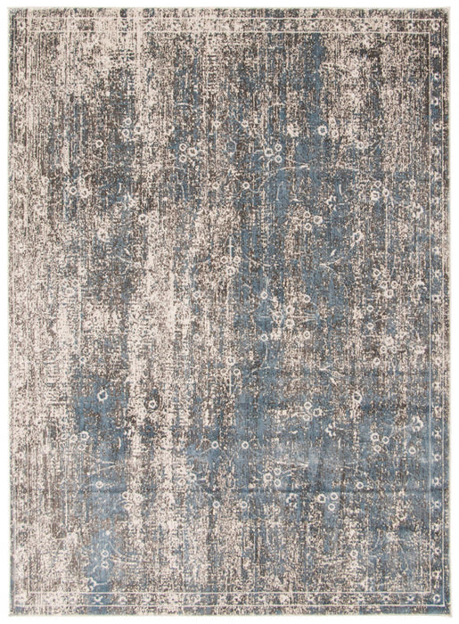 Dayna Blue, Grey Rug 5'3\" X 7'3\" Area Rug