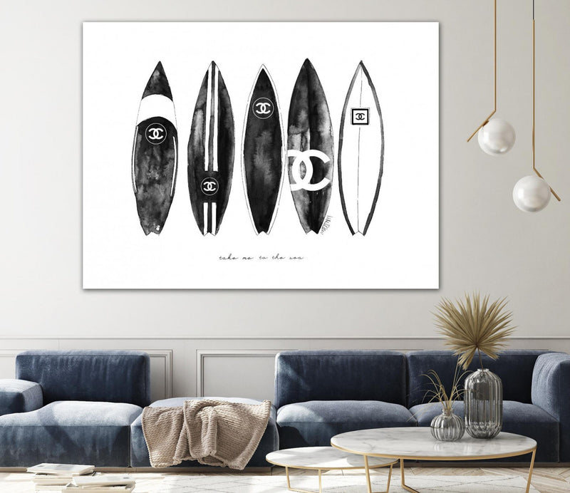 \"Surf Landscape\" Giant Art 72x54 Wall Art
