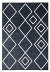 Kenza Blue Machine Washable Area Rug - 3'0\" x 5'0\"