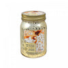 9.2oz Electroplated Mason Jar Candle Vanilla Shortbread