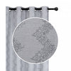 Jacquard Panel Chevron Grey 84\" - Set of 2 Drapes and Blinds