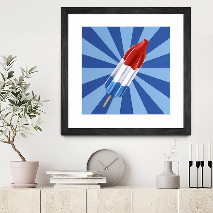 \"Daily Cravings Vi\" Matted and Framed Black 30x30 Wall Art