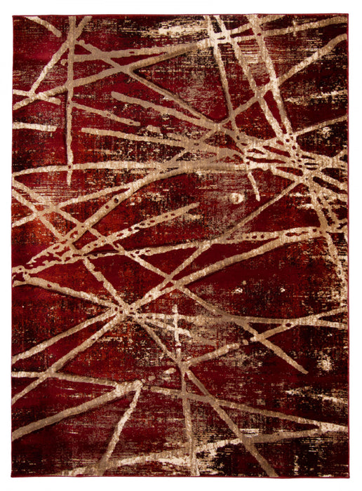 Cherokee Red Area Rug - 5'3\" X 7'3\" 