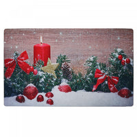 Printed Rubber Floormat Festive Décor