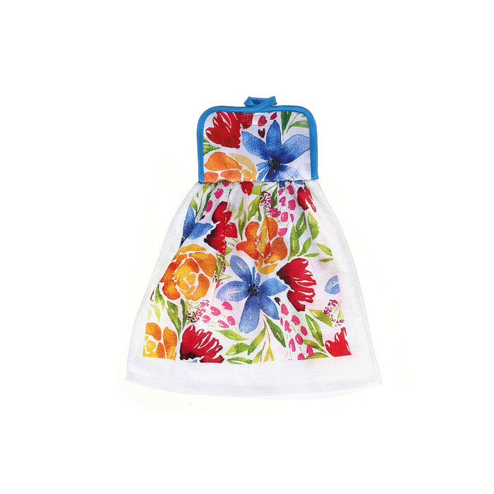 Tie Hand Towel Floral Delight - Set of 6