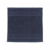 Basketweave Wash Cloth 12 x 12 Navy Blue - Set of 6 Towels