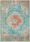Sav Royal Turquoise 3x5 Area Rug