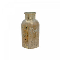 Speckled Gold Vine Wreath Bottle Vase - Set of 3