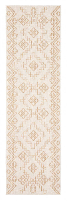 Panacea Taupe Area Rug - 2'6\" x 12'0\"