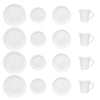 Coup 16-Piece Dinnerware Set - White