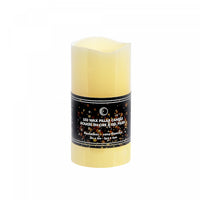 LED Wave Top Unscented Ivory Candle with Timer 3 x 6