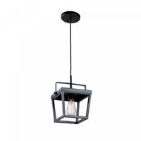 Carriage 1-Light Black Pendant I 