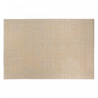 Vinyl Placemat Snowflakes Gold - Set of 12