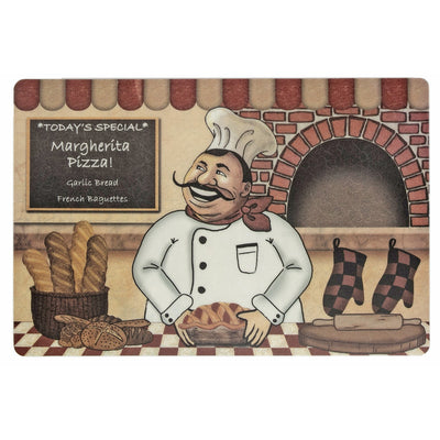 Eva Placemat Jolly Chef 12 x 18 - Set of 12|Napperon Eva 12 x 18 orné d’un chef cuisinier joyeux - ensemble de 12