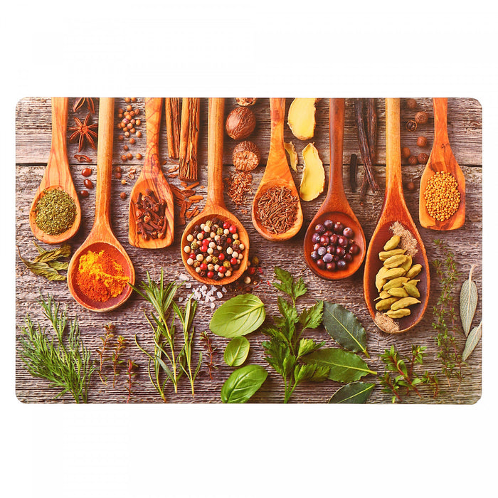 Plastic Placemat Spices and Herbs - Set of 12