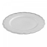 Charger Plate Scallop Edge Silver 13