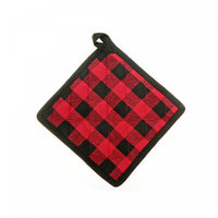 Cotton Potholder Buffalo - Set of 4 Kitchen Linen