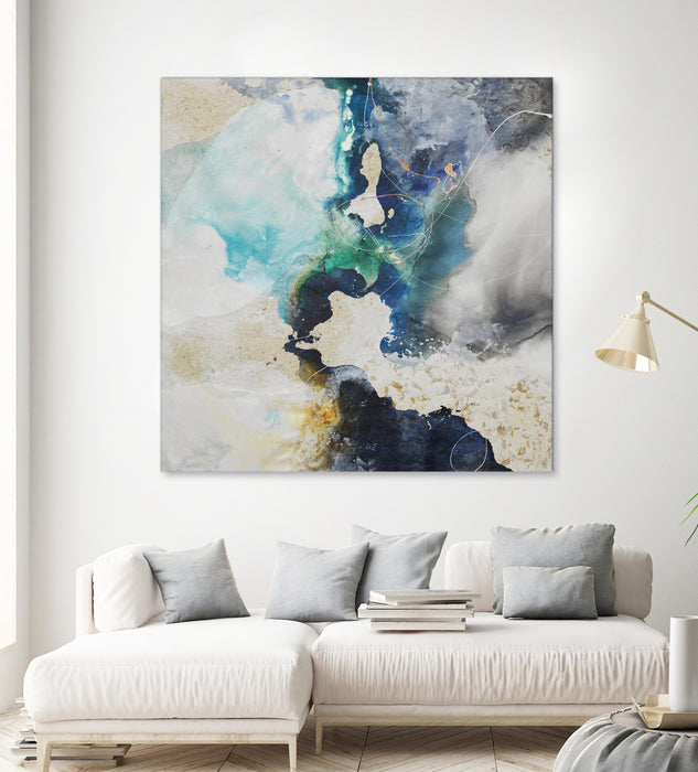 \"Kinky Flow\" Giant Art 54x54 Wall Art
