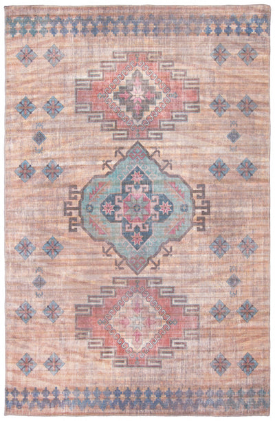 Kashkuli Light Orange Rug 5'3" X 8'0" Area Rug