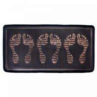 Footprints Rubber Boot Tray Floormat