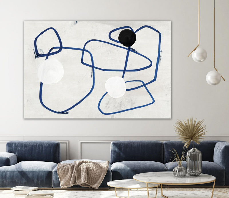 \"Midblue I\" Giant Art 84x54 Wall Art