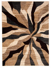 Mayoree Brown, Beige & Black Area Rug - 5'3\" X 7'3\" 