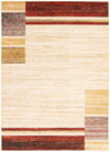 Aya Ivory-Red Area Rug - 7'10\" x 10'2\"