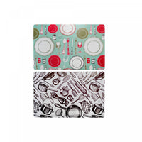 Reversible Placemat Kitchen Utensils-Set of 12