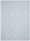 Neisha Traditional Light Blue Rug 6'7\" X 9'6\" Area Rug