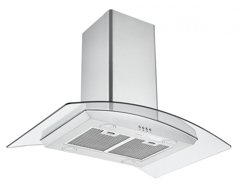 Ancona IGCC636 36\" Island Glass Stainless Steel Range Hood - AN-1405
