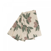 Cotton Table Napkin Set of 4 Pcs Pinecone