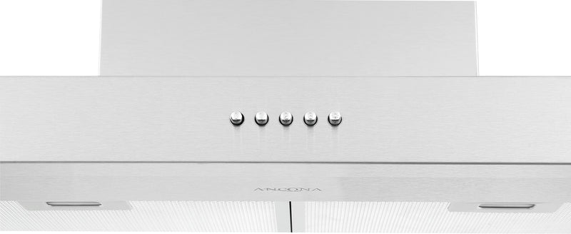 Ancona 30\" Convertible Wall-Mounted Rectangular Range Hood - AN-1159
