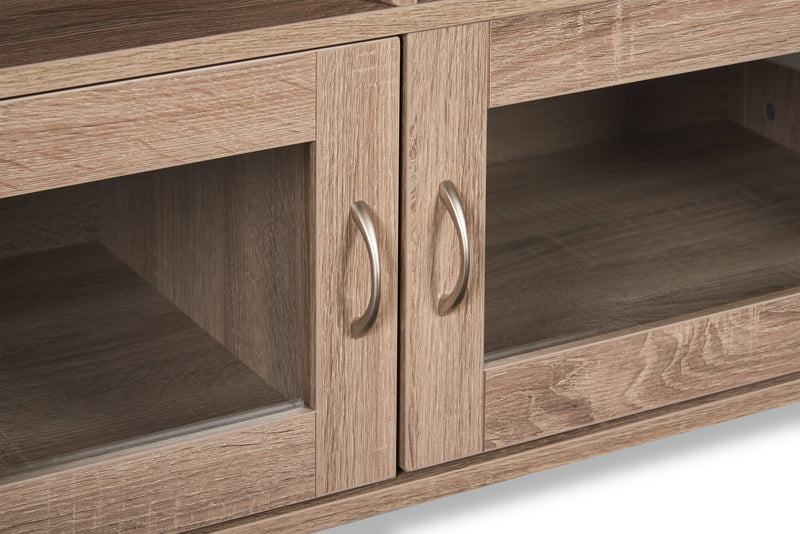 Bailey 47\" TV Stand with Storage and Cable Management for TVs up to 55\"- Grey