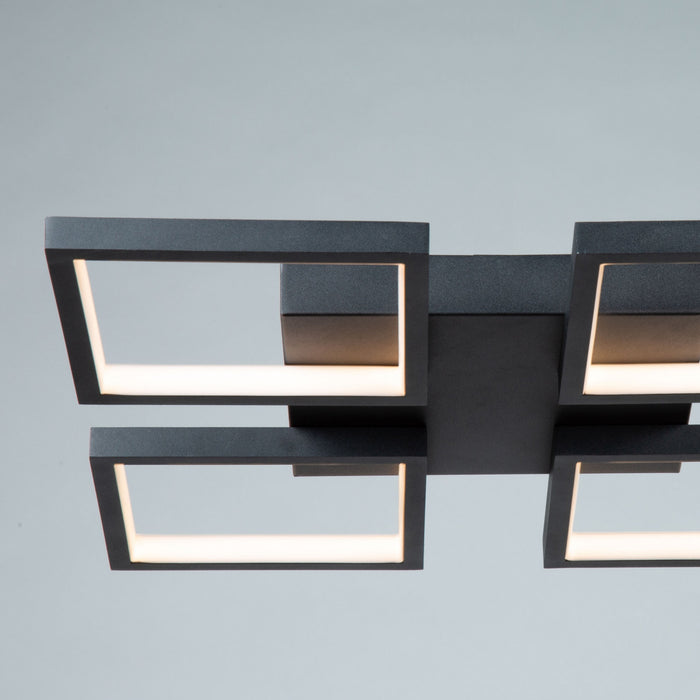 Graymar 24 W LED Black Flush Mount