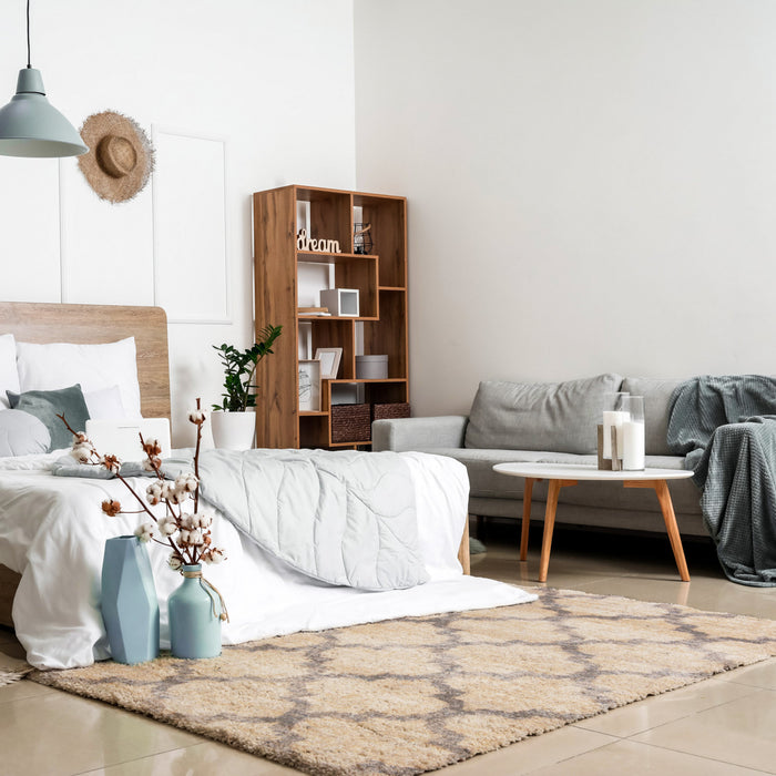 Dimity Tan Area Rug - 7'10\" x 10'2\"