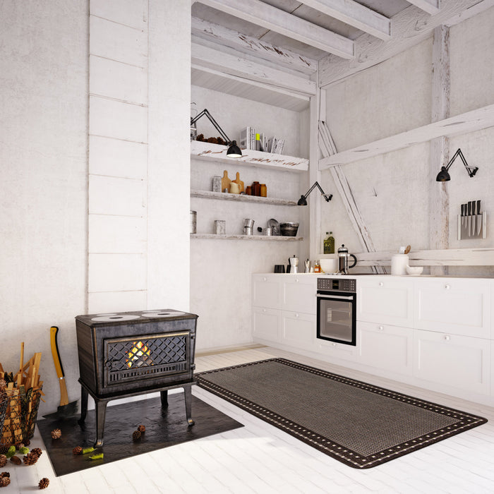 Clementine Chocolate Area Rug - 2'2\" X 6'7\" 