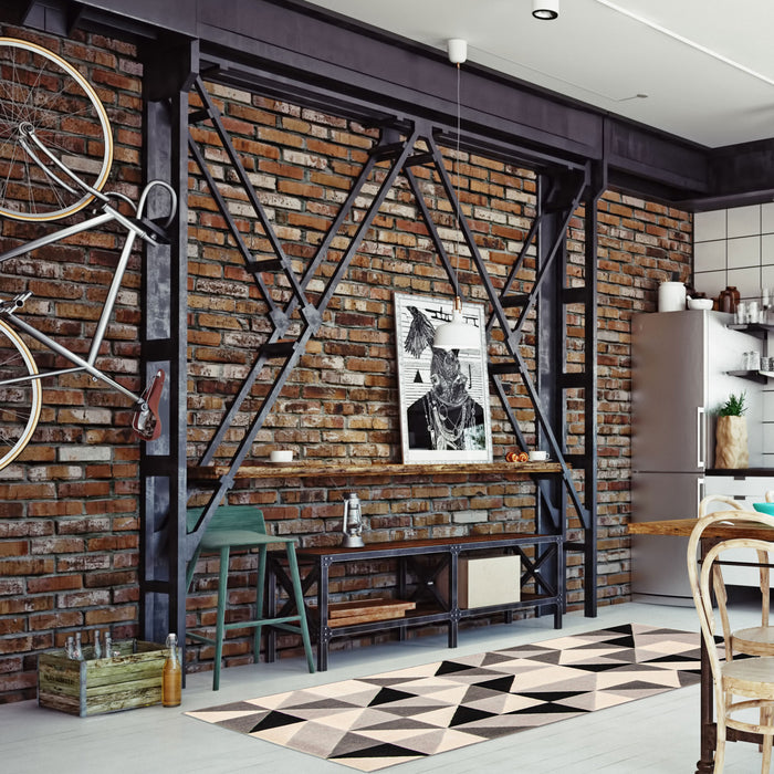 Nuria Black 2'8\" x 4'11\" Area Rug