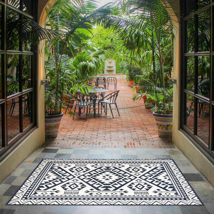 Gaia Blue 3'11\" x 5'7\" Area Rug