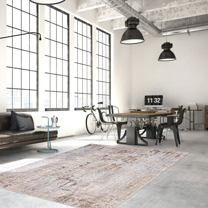 Delaine Taupe Rug 8'0\" X 10'0\" Area Rug