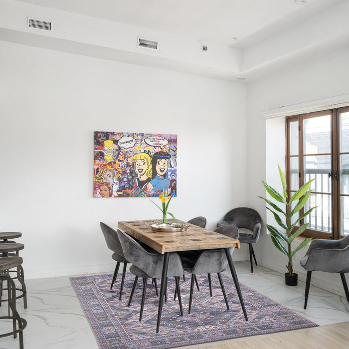 Samia Grey Rug 7'10\" X 10'0\" Area Rug