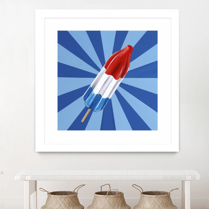 \"Daily Cravings Vi\" Matted and Framed White 36x36 Wall Art
