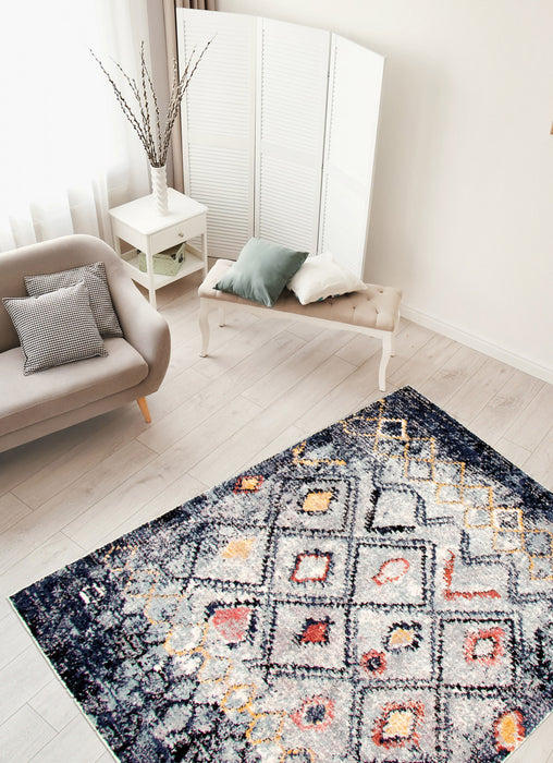 Makondo Classic Blue Area Rug - 8'0\" x 10'0\"