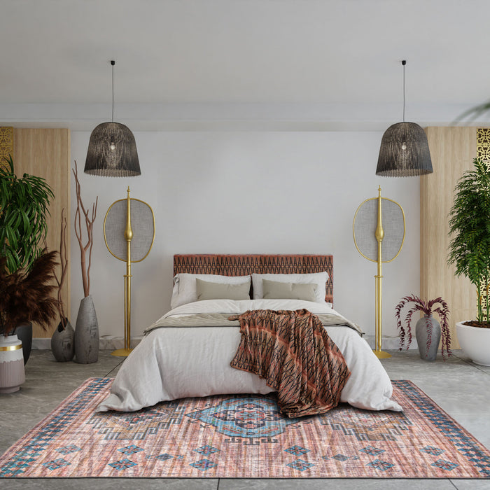 Kashkuli Copper Rug 7'10\" X 10'0\" Area Rug