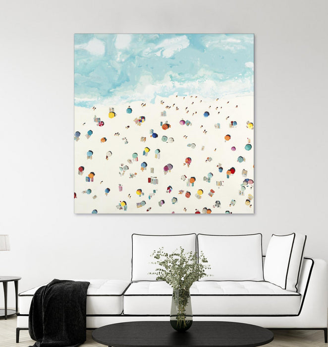 \"Beach Days\" Giant Art 54x54 Wall Art