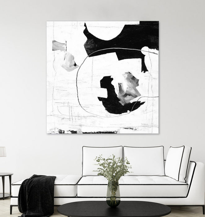 \"Traces Of Silver Iii\" Giant Art 72x72 Wall Art