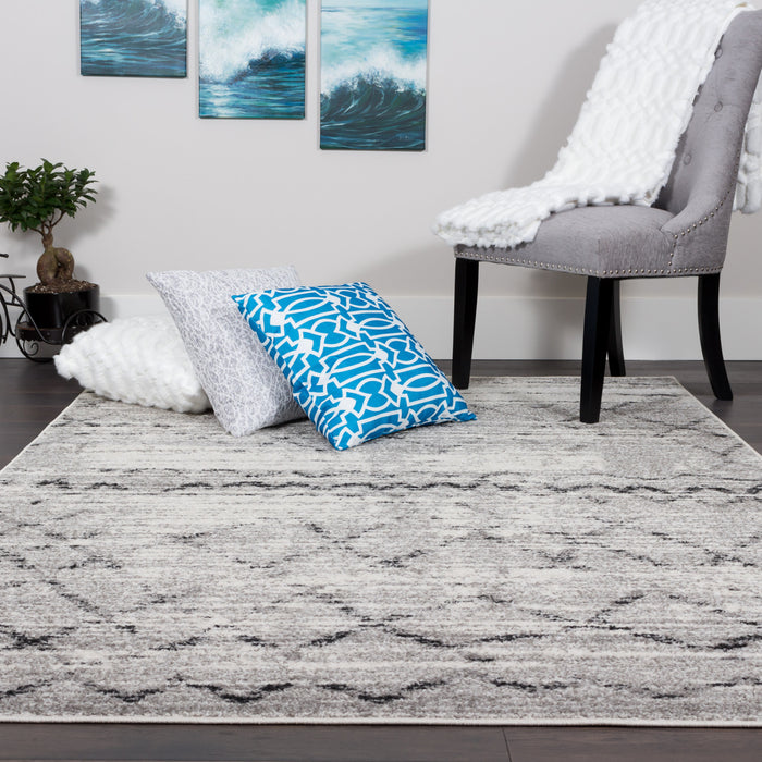 Lav Trellis 3x5 Area Rug
