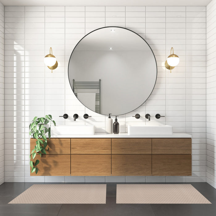 Bellezza Taupe 2'2\" x 6'0\" Area Rug - S of 2