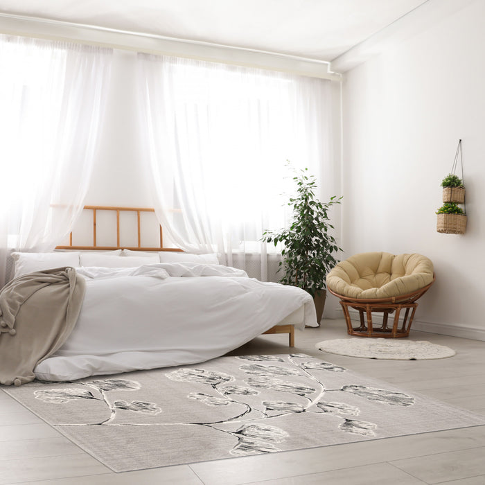 Ameeka Grey 5'3\" x 7'7\" Area Rug